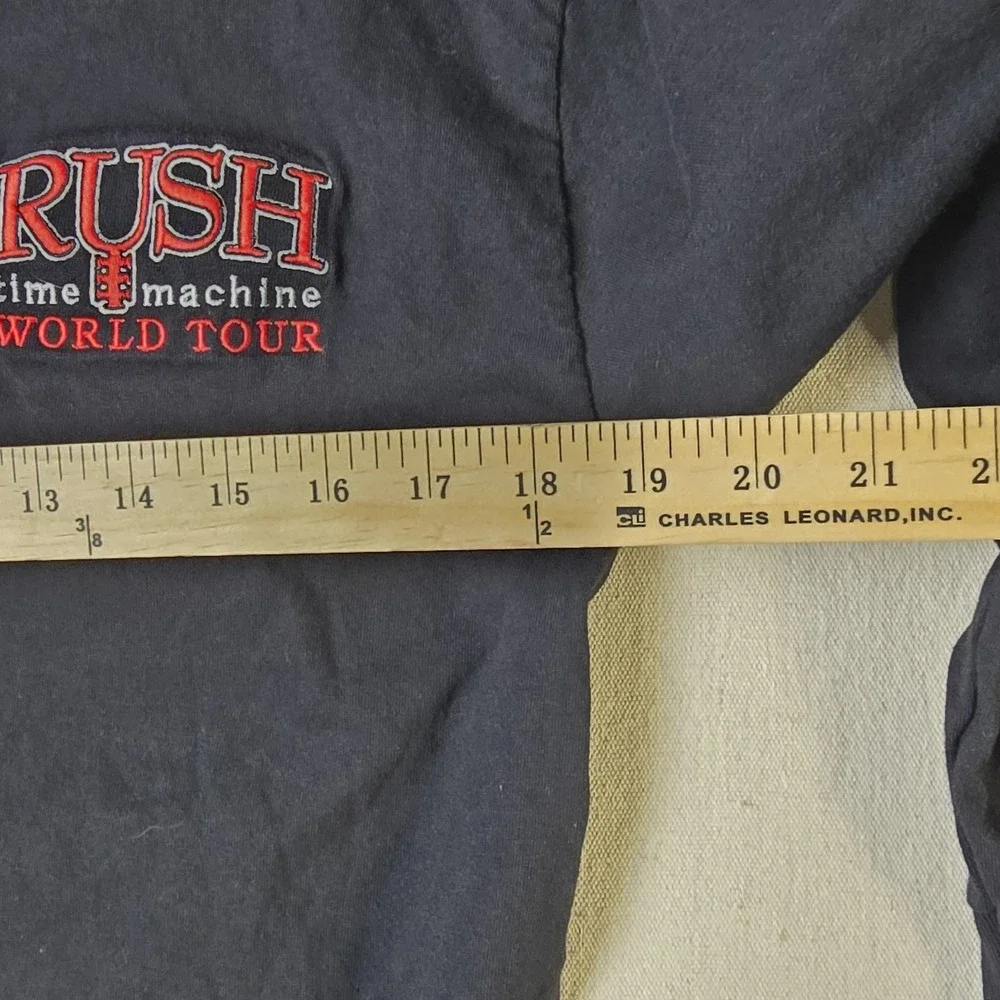 Rush Time Machine Tour 2010 Shirt Men's M‎ Black Long Sleeve Concert Tee Rare